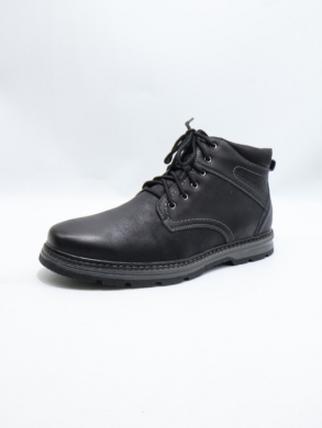 Botki męskie ocieplane (40-46) 22T81-1 BLACK