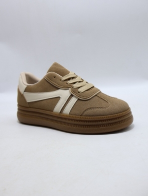 Buty sportowe damskie na płaskim (36-41) 1218 TAUPE