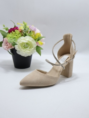 Sandały damskie na obcasie (36-41) AH-61 BEIGE