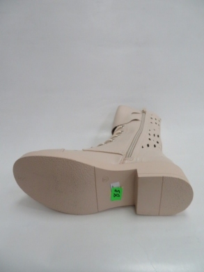 Kozaki damskie jesienne na płaskim (36-41) RQ428 BEIGE