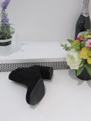 Botki damskie na obcasie (36-41) 2774 BLACK