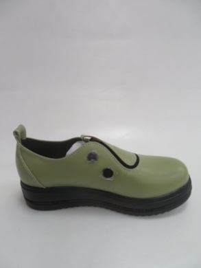 Półbuty damskie na płaskim (36-41) C21-8652 GREEN