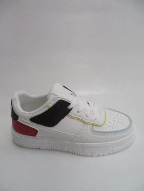 Sneakersy damskie niskie (36-41) K157 WH/BLACK