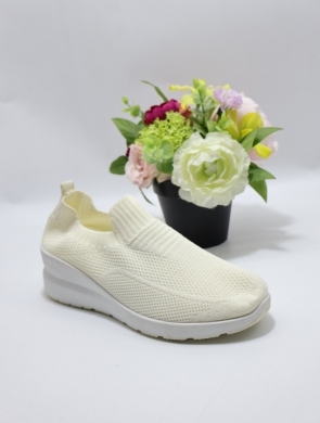 Buty sportowe damskie na koturnie (36-41) X4041 BEIGE