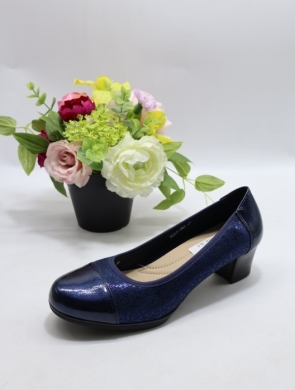 Czółenki damskie na obcasie (36-41) J-163 BLUE