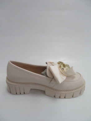 Mokasyny damskie na koturnie (36-41) UK82 BEIGE