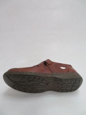 Półbuty męskie -skórzane (41-46) 7301 BROWN