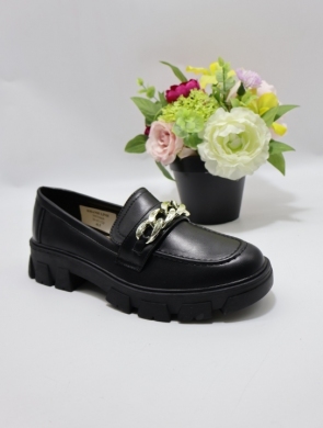 Mokasyny damskie na płaskim (36-41) 999 BLACK