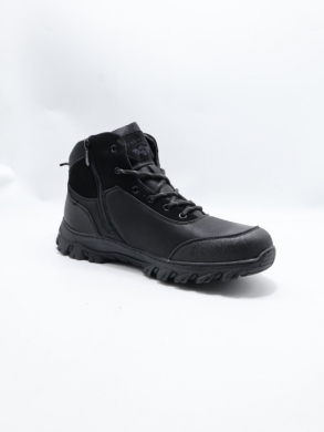 Trapery męskie ocieplane nadwymiary (44-48) D9905-2 BLACK