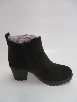 Botki damskie jesienne na obcasie (36-41) XT06SU BLACK