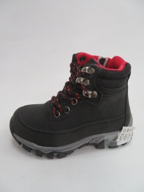 Botki chłopięce ocieplane (26-31) F709 BLACK