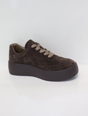 Buty sportowe damskie na płaskim (36-41) GD-XF-210  COFFE
