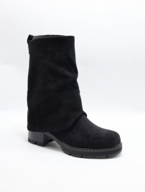 Kozaki damskie na obcasie (36-41) LH192 BLACK