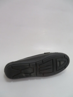 Mokasyny damskie na płaskim (36-41) 16-890 BLACK