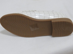 Mokasyny damskie na płaskim (36-41) 8036 WHITE