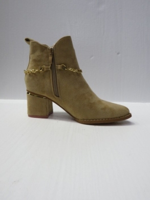 Botki damskie na obcasie (36-41) JS128 BEIGE