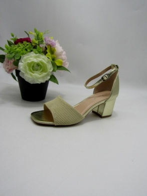 Sandały damskie na obcasie (36-41) 8738 GOLD