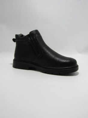 Botki męskie ocieplane (40-46) 31132-1 BLK