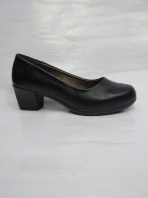 Czółenki damskie na obcasie (36-41) 1606 BLACK