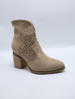 Botki damskie na obcasie (36-41) H2321 KHAKI