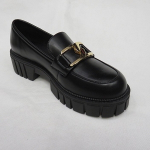 Mokasyny damskie na płaskim (36-41) UK129 BLACK