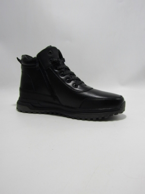 Botki męskie ocieplane (40-45) 63501-1 BLK