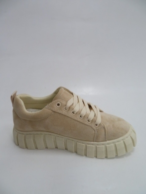 Sportowe Damskie na koturnie (36-41) BH9 BEIGE
