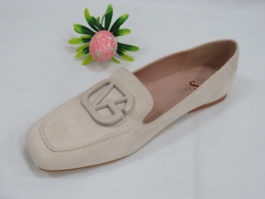 Mokasyny damskie na płaskim (36-41) T519 BEIGE