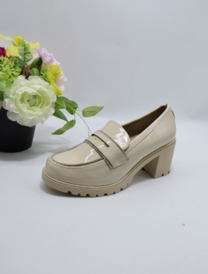 Półbuty damskie na obcasie (36-41) 5023 BEIGE