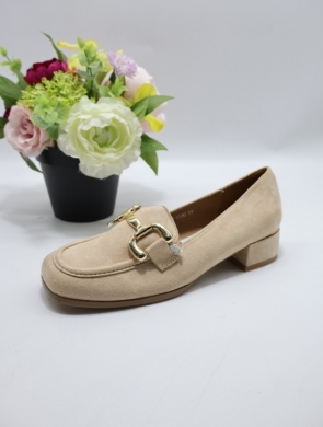 Półbuty damskie na obcasie (36-41) YO-1530 BLACKBEIGE