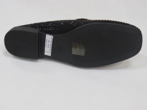 Mokasyny damskie na płaskim (36-41) 333-188 BLACK