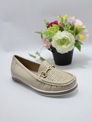 Mokasyny damskie na płaskim (36-41) 4476 BEIGE