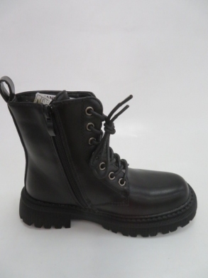 Botki dziewczęce ocieplane (31-36) 7721C BLACK