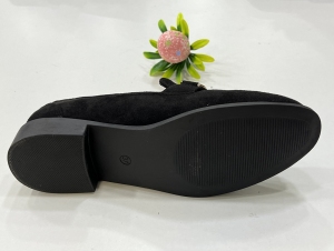 Mokasyny damskie na płaskim (36-41) 28880 BLACK