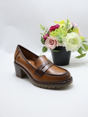 Półbuty damskie na obcasie (36-41) YCC-117 BROWN