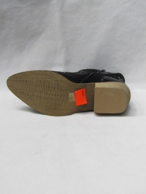 Botki damskie ocieplane na płaskim (36-41) 88113 BLACK