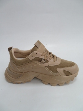 Sneakersy damskie niskie (36-41) GB010 KHAKI