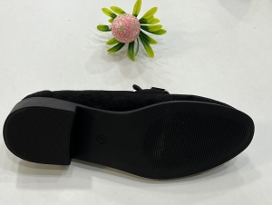 Mokasyny damskie na płaskim (36-41) 28880 BLACK