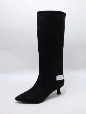 Kozaki damskie na szpilce (36-41) 9660 BLACK