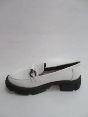 Mokasyny damskie na płaskim (36-41) 2888 WHITE