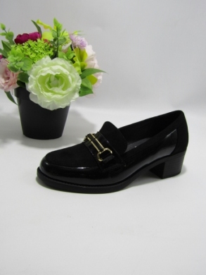 Mokasyny damskie na koturnie (36-41) YO-1543 BLACK