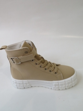 Sneakersy damskie wysokie (36-41) HR-30 KHAKI