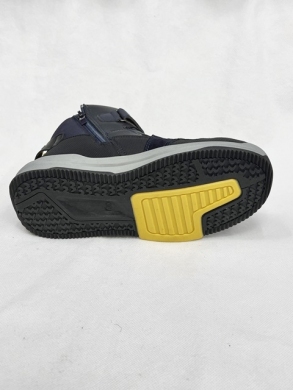 Buty sportowe chłopięce ocieplane (32-37) P814 BLUE/YELLOW