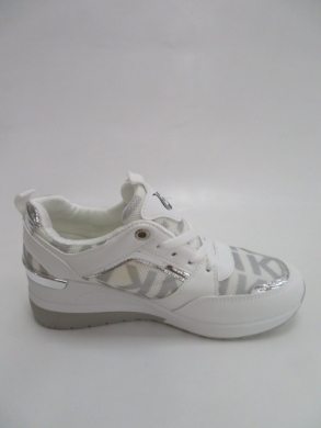 Buty sportowe damskie na koturnie (36-41) XN-122 WHITE