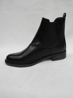 Botki damskie ocieplane na płaskim (36-41) MR-15 BLACK