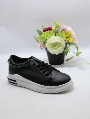 Buty sportowe damskie na płaskim (36-41) D235-1 BLACK