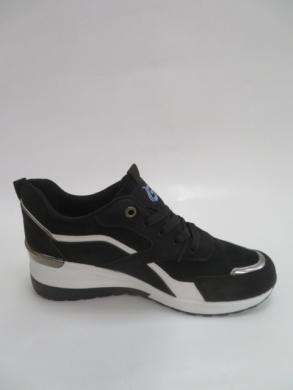 Buty sportowe damskie na koturnie (36-41) XN-113 BLACK