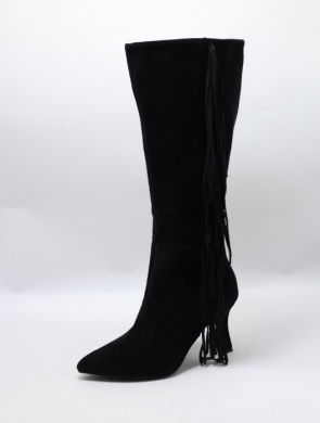 Kozaki damskie na szpilce (36-41) DQR9222 BLACK