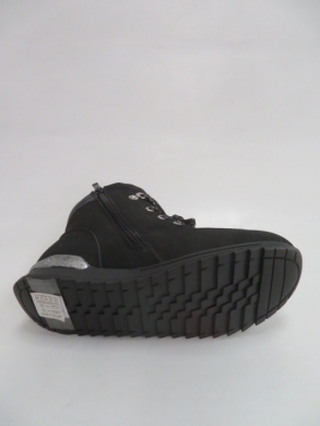 Botki chłopięce ocieplane (32-37) F828 BLACK