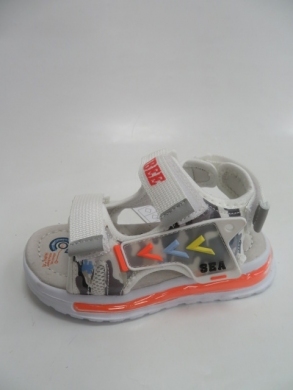 Sandały dziewczęce (21-26) Z911 WHITE/ORANGE